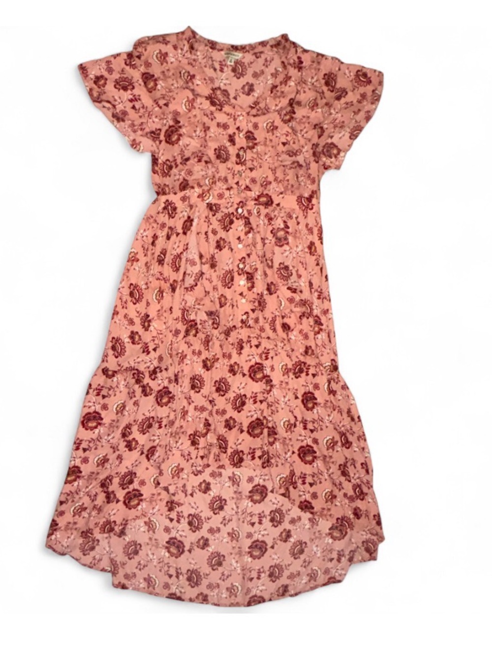 FRYE AND CO. Pink Floral Maxi Dress for Girls
